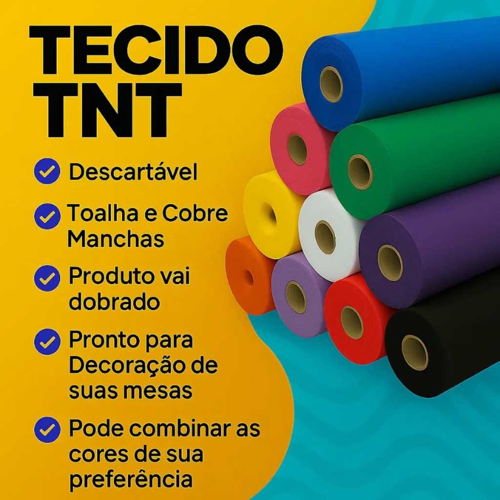 TNT COLORIDO 40 GRAMAS CORES E TAMANHOS A ESCOLHER | Shopee Brasil