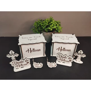 Caixa Convite para Padrinhos Personalizada em MDF – Gravação a Laser