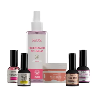 Kit Blindagem Preparadores + Prep Floral 260ml + Gel Construtor Cor Á Escolher Beltrat - Sem TPO em Oferta na Shopee