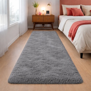 Tapete Passadeira 2,00 x 0,60 Corredor Quarto Sala Felpudo Várias Cores