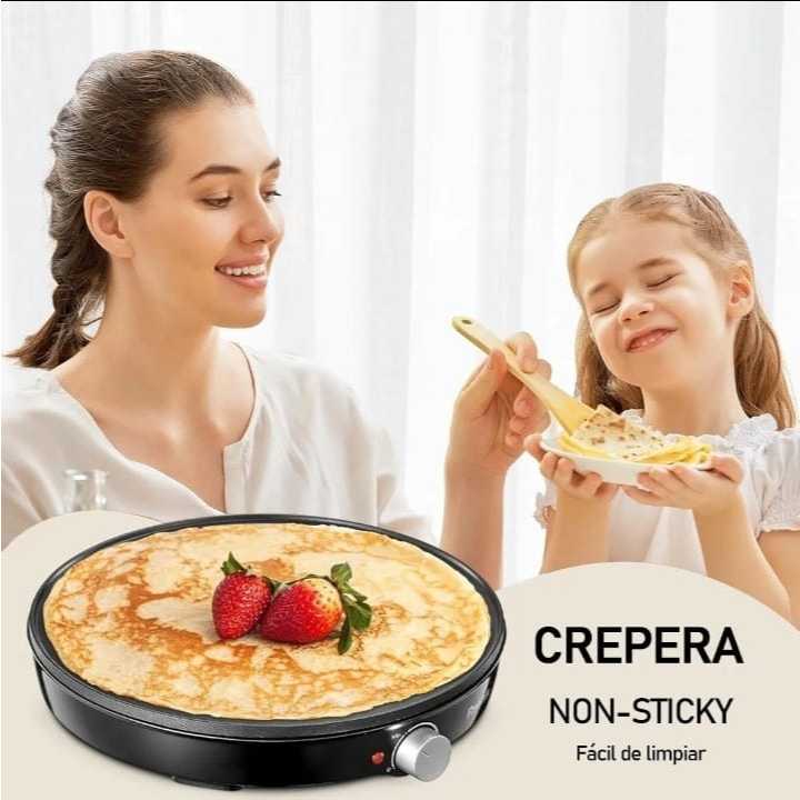 Crepeira Elétrica Ideal P/ Panquecas Crepes E Tapioca