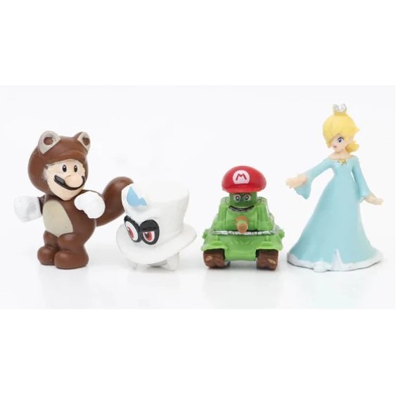 Super Mario Bros: Figuras de ação em miniatura (Anúncio 02) em Oferta na Shopee