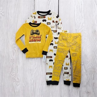 Carters Kit 4 Peças Pijama Algodão Menino 4 ao 7 em Oferta na Shopee