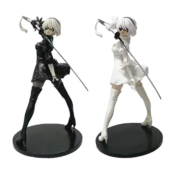 Action Figure Nier Automata de 15cm 2B A2 9S Boneca de Anime Setup