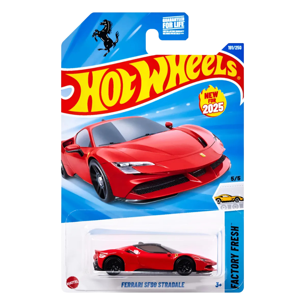 Carrinho Hot Wheels Ferrari SF90 Stradale Vermelha 2025 | Shopee Brasil