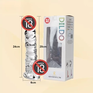 Produtos de Bem-Estar Sexual. “Pure Transparency” - Produto de Silicone Antiviral, Design 1:1 Realista FCR1013_TM em Oferta na Shopee