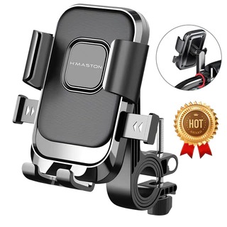 Suporte Para Telefone Motocicleta e Bicicleta 360 ° Ajustável Montagem De Giratória,com Proteção à prova de choque