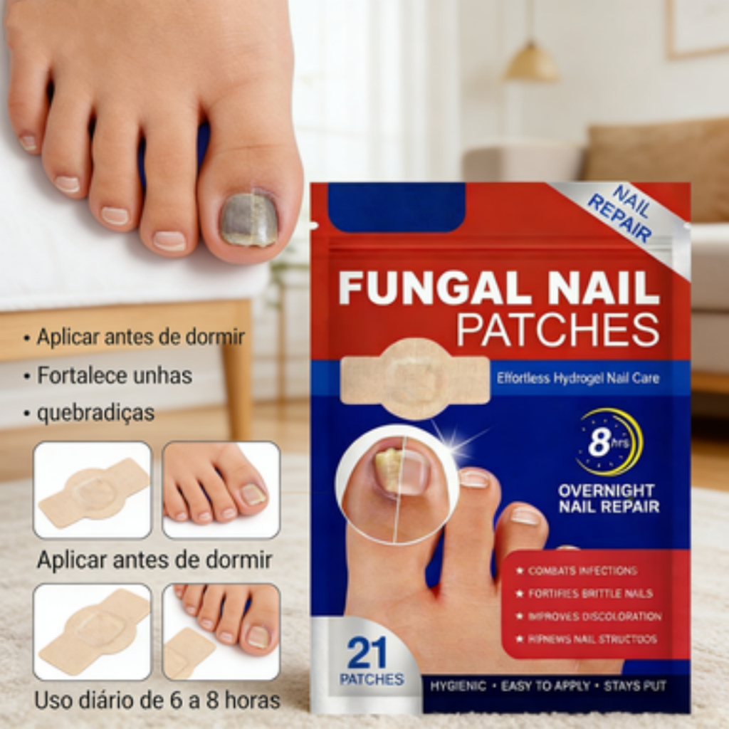 Patches De Fungos Para Unhas, 32 Pçs Pé Reparação De Unhas Remendo ...
