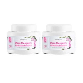 Kit 2 Máscara Esfoliante Facial Rosa Mosqueta Nutritiv Clarea, Hidrata Pele Rosto Contra Sinais de Envelhecimento 55g em Oferta na Shopee