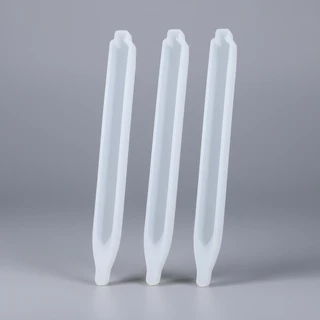 Kit 3 Moldes Silicone Criação De Caneta 03 Quadrada Resinas Artesanatos Trabalhos