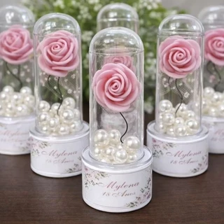 Lembrancinha Dia da Mulher - Mini Tubete com Rosa Decorativa – Aniversário -  Venda em kit 20 a 40  unidades em Oferta na Shopee