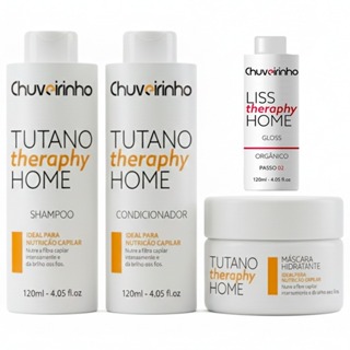 💝 Kit Gloss Orgânico Capilar Alisante Chuveirinho +  Tutano Therapy Home & Liss Therapy Home 💛