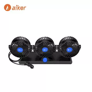 Ventilador De 3 Cabeça Do Carro Veículo Automóvel Dc 12v