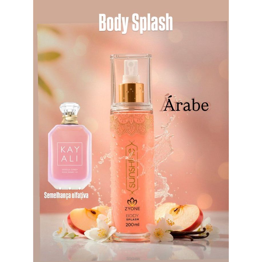 Zyone Body Spash 200ml Brz Blossom Sunshine Rubi Nectar Cristal