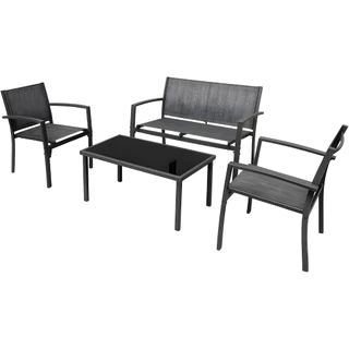 Conjunto Terraço Relax 4 Peças Estrutura Aço Área Externa em Oferta na Shopee