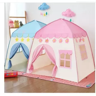 Barraca Infantil Rosa Flor Grande 1.3M Menina Princesa Presente Dia Dos Criança Menor Preço Promocao em Oferta na Shopee