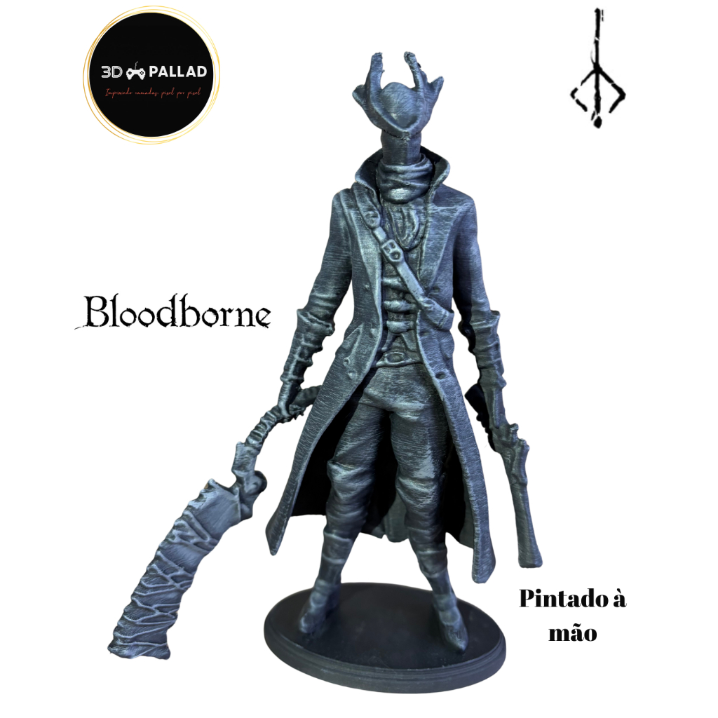 Action Figure Bloodborne | Colecionável Gamer Dark Fantasy 15cm