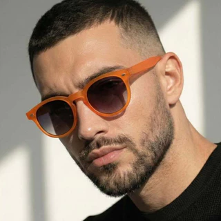 Óculos de Sol Oslo Redondo Laranja Clássico Vintage Retrô Premium uv400 Feminino Masculino em Oferta na Shopee
