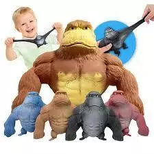 Macaco Indestrutível Gorila Estica Esmaga Macaco Elástico Fidget Toys Antiestresse Apertar