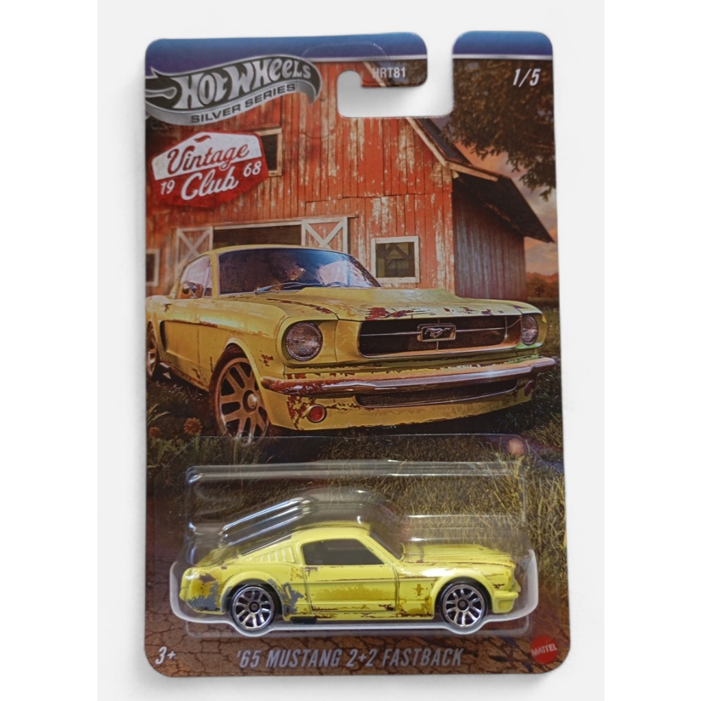 Hot Wheels 65 MUSTANG 2+2 FASTBACK Vintage Club 1968 | Shopee Brasil