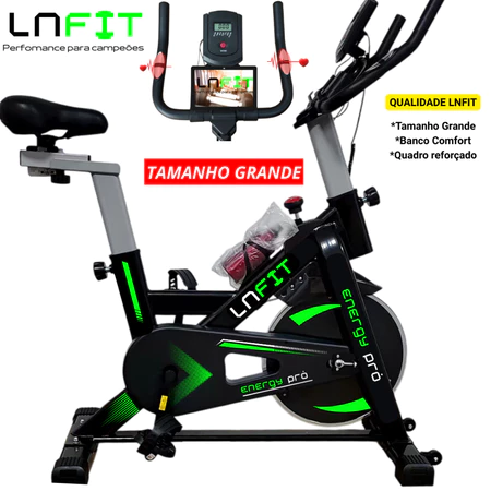 Bicicleta Ergométrica Spinning Bike Grande EnergyPro LNFIT