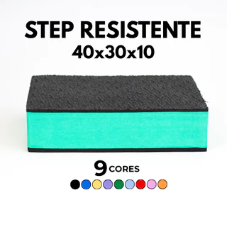 Step Academia 40x30x10 Exercícios Cross Fit Aeróbico Yoga Pilates Fisioterapia