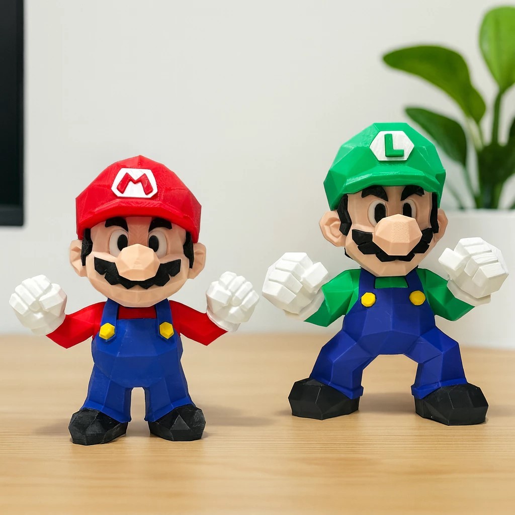 Boneco Super Mario Luigi 15cm Action Figure Colecionável Estilo Poligonal 3D Gamer em Oferta na Shopee