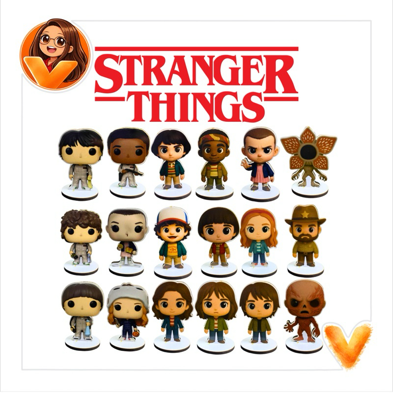 Kit Stranger Things Totem Display de Mesa 6 a 18 unidades - Diversos ...