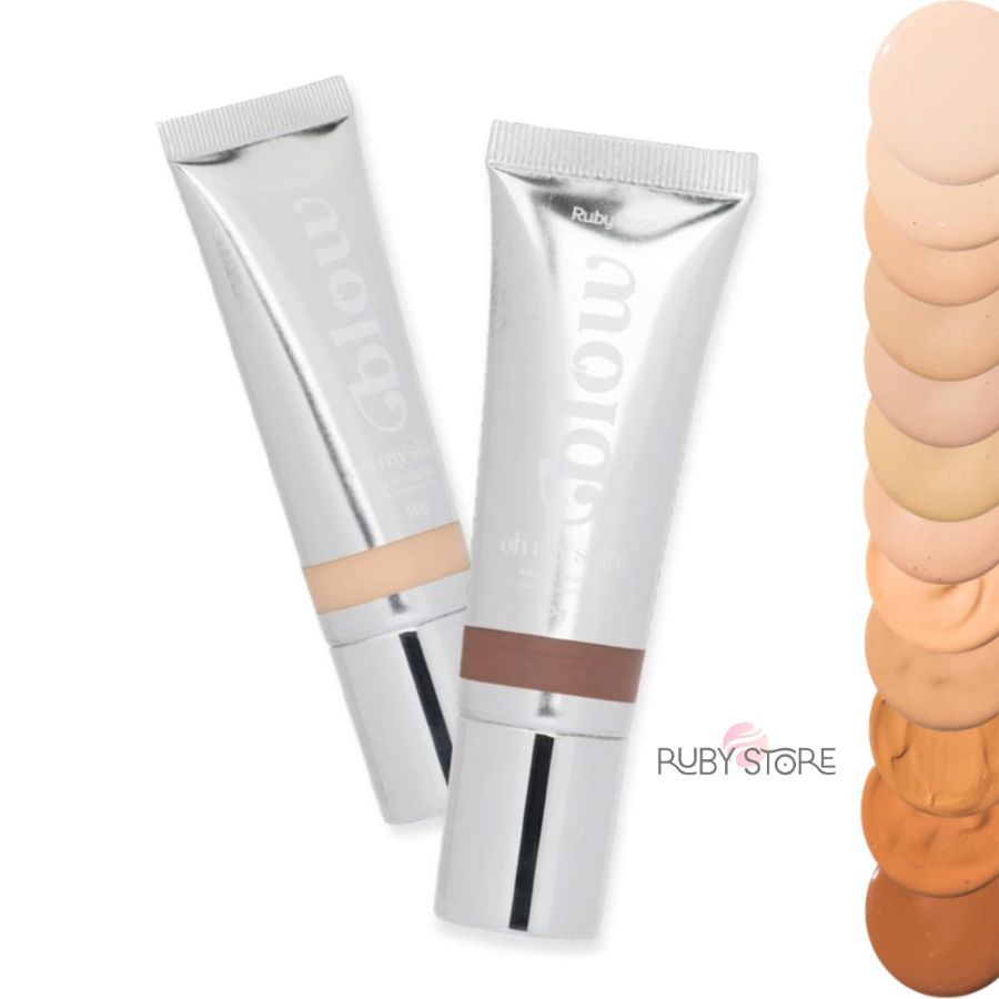 Base Líquida Ruby Rose Blow Oh My Skin HBM3035 | Shopee Brasil