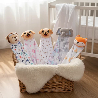 Naninha Para Bebe Com Clip Prendedor De Chupeta em Oferta na Shopee