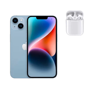 Iphone 14 Azul 128gb Apple Vitrine + Fone Bluetooth em Oferta na Shopee