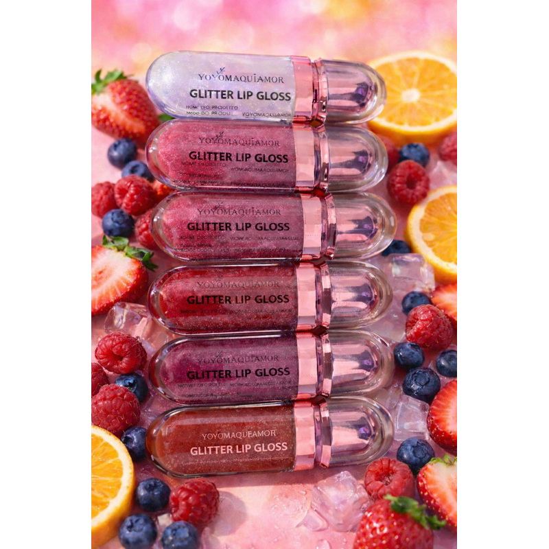 Kit lip gloss (6 unidades) + mimo | Shopee Brasil