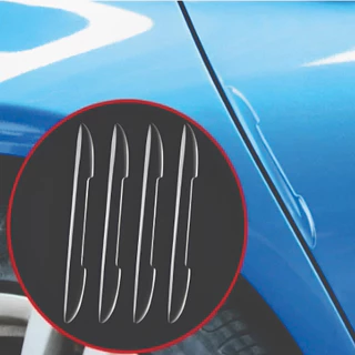 Protetor De Porta De Carro Resinado 3D Automóvel Anticolisão 4 Peças Universal, Todos os modelos! em Oferta na Shopee