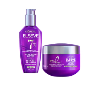 Kit Colágeno Lifter L'oréal Paris Creme Tratamento 300g + Sérum 100ml em Oferta na Shopee