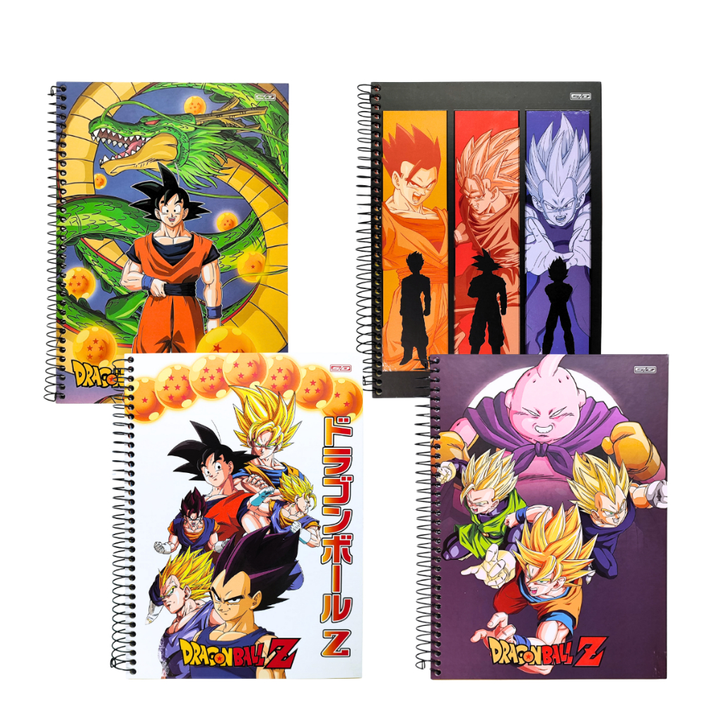 Caderno Dragon Ball Universitário capa dura Grande Volta as Aulas 2026 ...