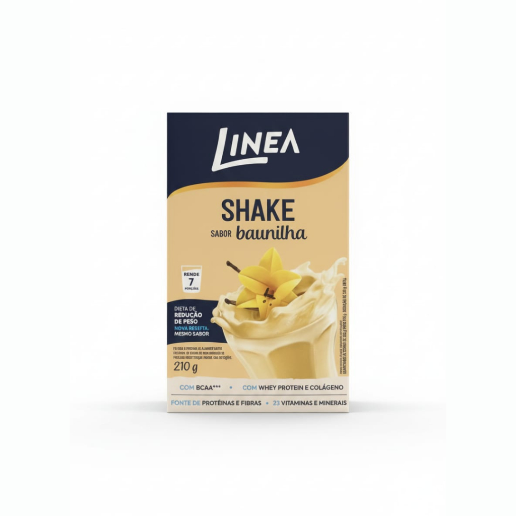 Shake em Pó para Redução de Peso Baunilha Linea Caixa 210g | Shopee Brasil
