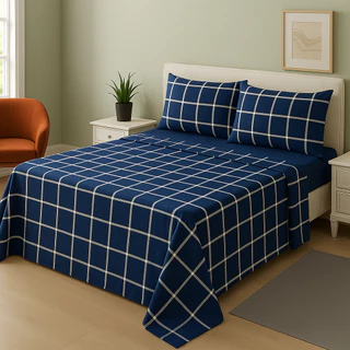 kit 4 Peças Jogo de Lençol para Cama Queen Size 400 Fios em Oferta na Shopee