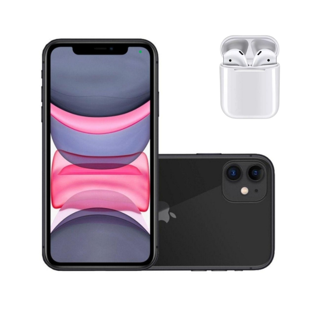 iPhone 11 (128 Gb) Preto acessórias - envio imediato em Promoção