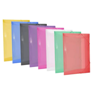 Kit Pastas com Elástico Ofício Para Folhas Tamanho A4 Modelo Fino Escolar Escritório em Oferta na Shopee