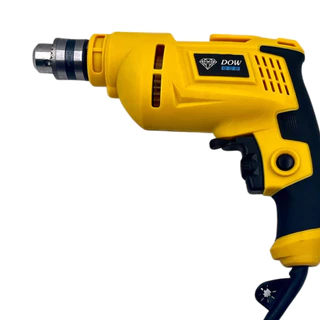 Furadeira E Parafusadeira 110v 850W Mandril Chave 10 Mm Com 2 Carvões Extra