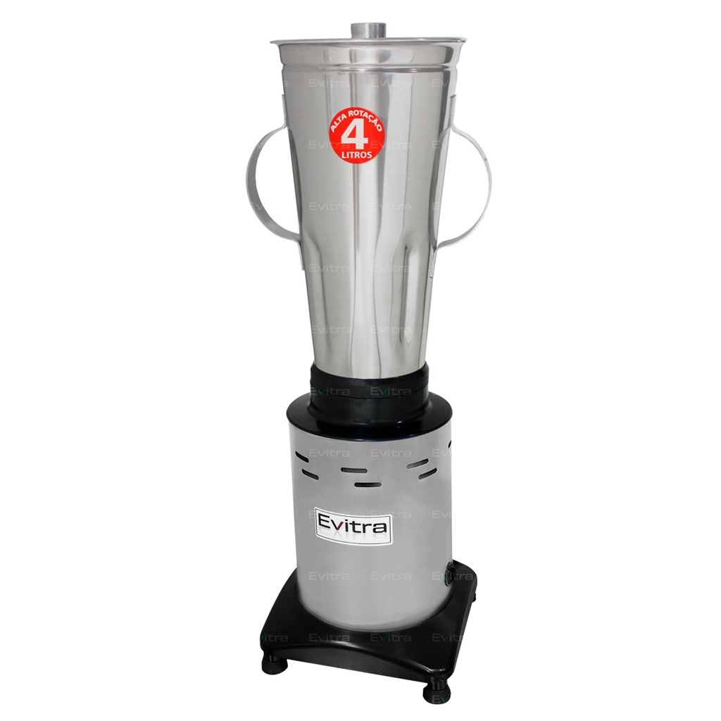 Liquidificador Inox 4 Litros Cozinha Doméstica Industrial Al