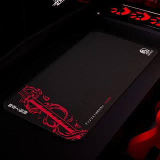 Mousepad Gamer Courtesy 70x35 Katana Japonês Exclusivo Alta Qualidade Speed Escrita Japonesa Cultura Asiática Samurai