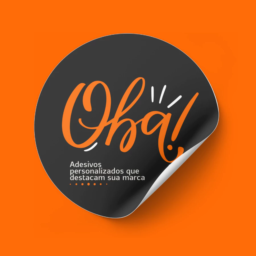 Adesivos Redondos Personalizados 