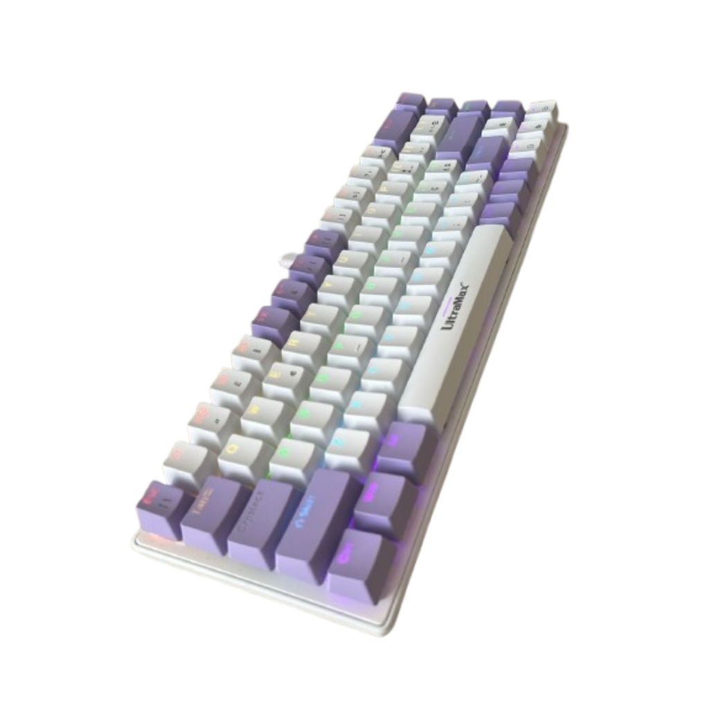 みきページ Teclado De Escritório Com 68 Teclados Mecânicos Switch Vermelho