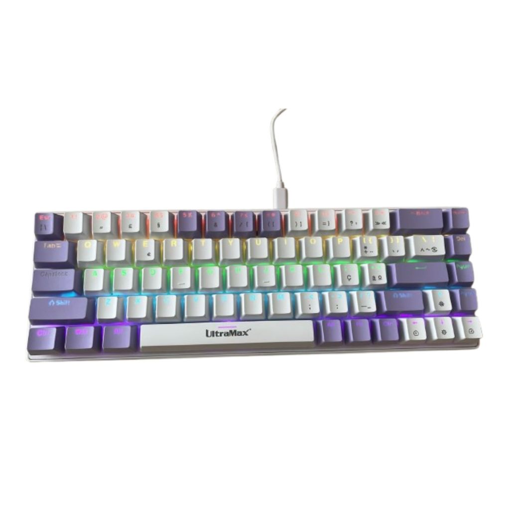 Teclado De Escritório Com 68 Teclados Mecânicos Switch Vermelho