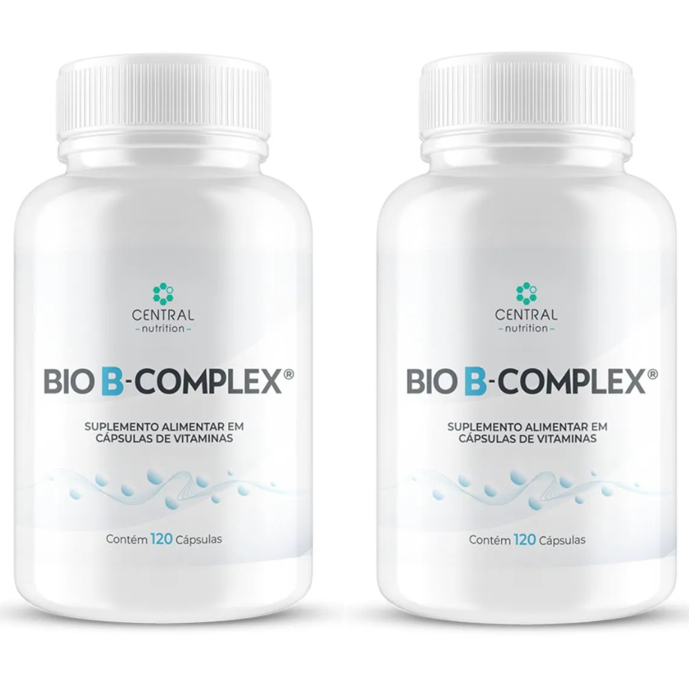 Kit 2un Bio B-complex® 120 Caps - Central Nutrition | Shopee Brasil