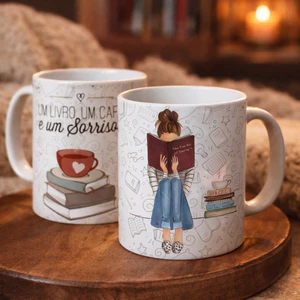 Caneca - Livros e Leitura