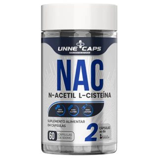 NAC Antioxidante Fígado N-Acetil L-Cisteína 500mg - 60 Cápsulas Original em Oferta na Shopee