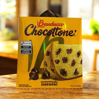 Chocottone Bauducco 908g MUITO Chocolate Massa Super Macia Original