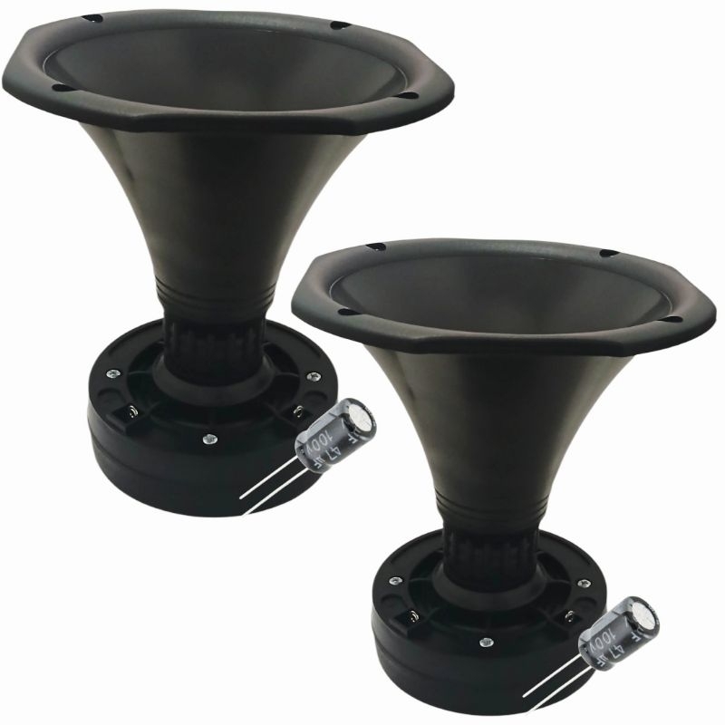 kit 2 corneta driver profissional completo space audio original 320w 8 ...